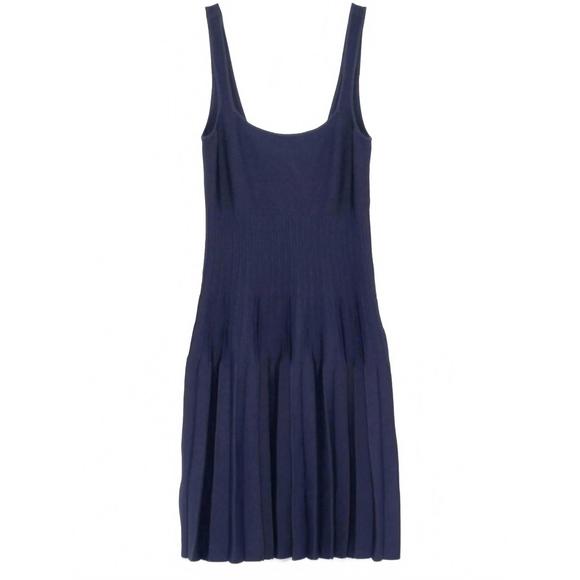 NEW STAUD ellison mini dress in navy - Picture 5 of 5